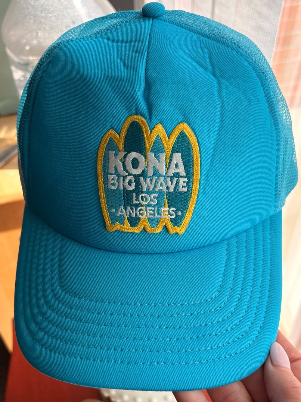 Turquoise Kona Trucker Hat